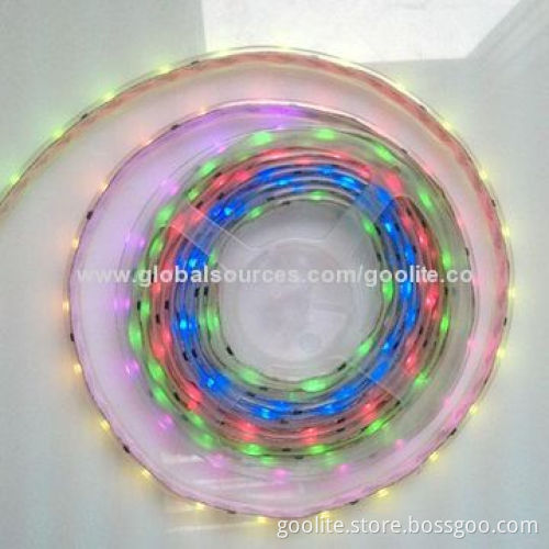 LED Magic Strip Light, 60LEDs, 3528, WS2811 Single Color, DC 5V, CE and RoHS-approved